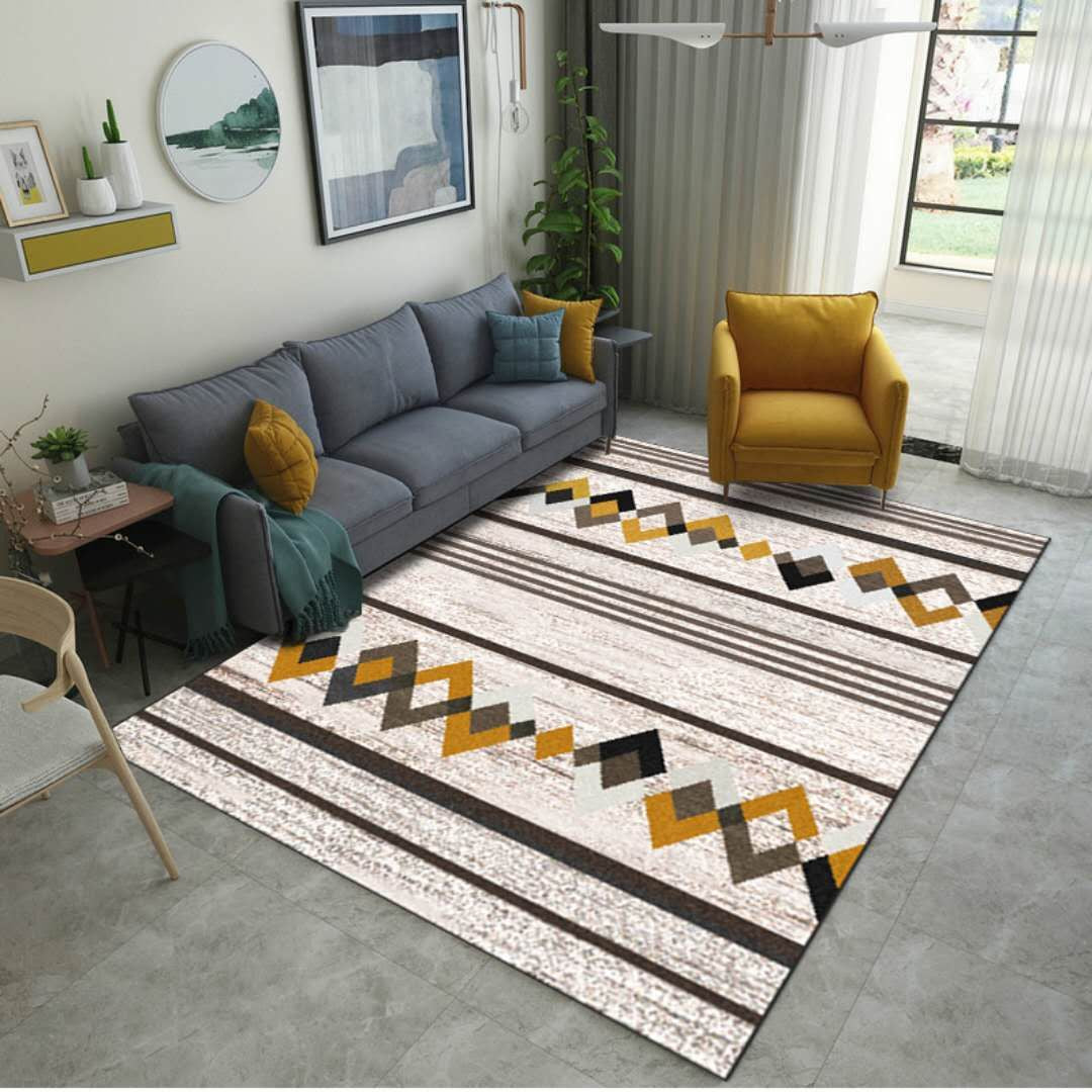Classy Flowing Watercolor Rug Multi Color Asian Style Rug Polyester Anti-Slip Backing Washable Pet Friendly Rug for Decoration Clearhalo 'Area Rug' 'Rug' 2184672