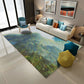 Classy Flowing Watercolor Rug Multi Color Asian Style Rug Polyester Anti-Slip Backing Washable Pet Friendly Rug for Decoration Clearhalo 'Area Rug' 'Rug' 2184678