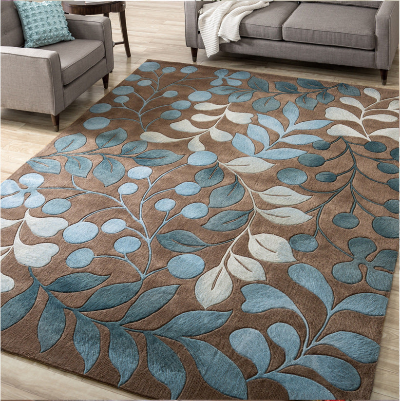 Classy Flowing Watercolor Rug Multi Color Asian Style Rug Polyester Anti-Slip Backing Washable Pet Friendly Rug for Decoration Clearhalo 'Area Rug' 'Rug' 2184681