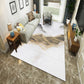 New Chinoiserie Area Rug Multi Colored Abstract Wave Rug Stain Resistant Washable Anti-Slip Backing Rug for Lounge White Clearhalo 'Area Rug' 'Rug' 2184708