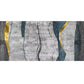 Multi-Color Modern Runner Rug Polypropylene Expressionism Stripes Print Rug Anti-Slip Machine Wash Stain Resistant Rug for Bedroom Grey Clearhalo 'Area Rug' 'Modern' 'Rugs' Rug' 2184735