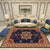 Nostalgia Chamber Area Rug Multi Colored Jacquard Carpet Synthetics Pet Friendly Anti-Slip Backing Machine Washable Rug Navy Clearhalo 'Area Rug' 'Rugs' 'Shabby Chic' Rug' 2184841