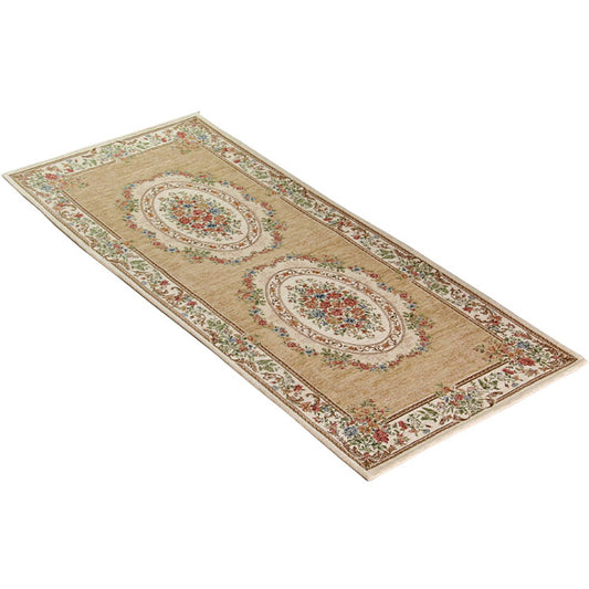 Empire Peony Rug Multi-Colored Traditional Carpet Synthetics Pet Friendly Anti-Slip Stain Resistant Runner Rug for Home Clearhalo 'Area Rug' 'Rugs' 'Shabby Chic' Rug' 2184895