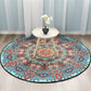 Multi-Colored Bedroom Area Rug Moroccan Mandala Print Rug Synthetics Non-Slip Backing Washable Stain Resistant Rug Lake Blue Clearhalo 'Area Rug' 'Moroccan' 'Rugs' Rug' 2184964
