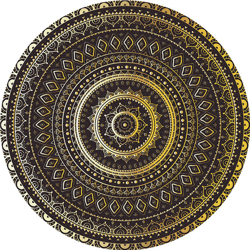 Multi-Colored Bedroom Area Rug Moroccan Mandala Print Rug Synthetics Non-Slip Backing Washable Stain Resistant Rug Clearhalo 'Area Rug' 'Moroccan' 'Rugs' Rug' 2184968