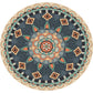 Persian Mandala Patterned Rug Multi-Color Polypropylene Rug Stain Resistant Machine Washable Non-Slip Rug for Home Decor Clearhalo 'Area Rug' 'Moroccan' 'Rugs' Rug' 2185019