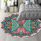 Art Deco Moroccan Rug Multi-Colored Mandala Rug Pet Friendly Machine Washable Anti-Slip Rug for Bedroom Pink Clearhalo 'Area Rug' 'Moroccan' 'Rugs' Rug' 2185088