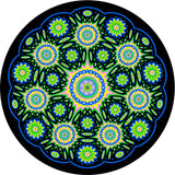 Pretty Mandala Patterned Rug Multi Color Moroccan Area Rug Polyester Pet Friendly Stain Resistant Anti-Slip Backing Rug for Tearoom Clearhalo 'Area Rug' 'Moroccan' 'Rugs' Rug' 2185148