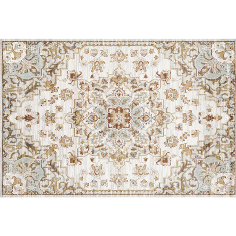 Whitewash Jacquard Print Rug Multicolor Persian Carpet Synthetics Anti-Slip Washable Stain Resistant Rug for Tearoom Clearhalo 'Area Rug' 'Moroccan' 'Rugs' Rug' 2185335