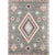 Whitewash Jacquard Print Rug Multicolor Persian Carpet Synthetics Anti-Slip Washable Stain Resistant Rug for Tearoom Grey Clearhalo 'Area Rug' 'Moroccan' 'Rugs' Rug' 2185341