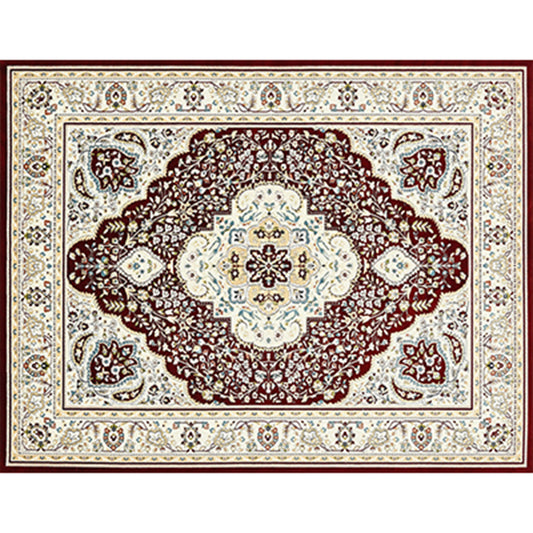 Rustic Persian Indoor Rug Multi Colored Florentine Carpet Washable Stain Resistant Anti-Slip Backing Rug for Room Chocolate Clearhalo 'Area Rug' 'Moroccan' 'Rugs' Rug' 2185370