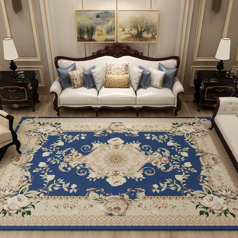 Multi-Colored Moroccan Rug Synthetics Jacquard Pattern Rug Washable Stain Resistant Non-Slip Carpet for Lounge White Clearhalo 'Area Rug' 'Moroccan' 'Rugs' Rug' 2185393