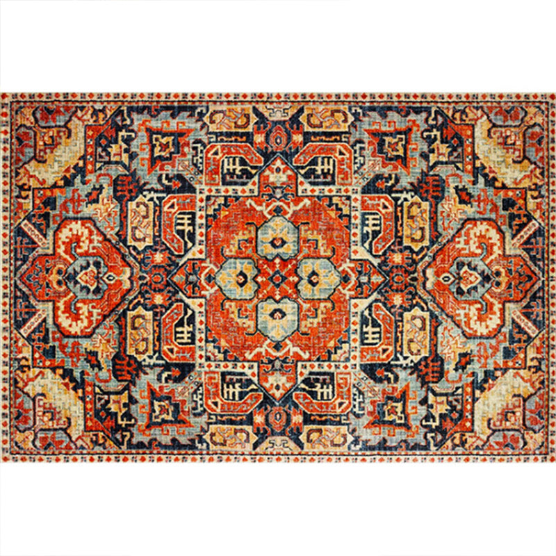 Rustic Tribal Print Area Rug Multi-Color Moroccan Rug Synthetics Washable Non-Slip Pet Friendly Rug for Room Clearhalo 'Area Rug' 'Moroccan' 'Rugs' Rug' 2185481