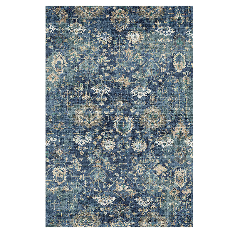 Moroccan Style Print Rug Multicolor Polyester Carpet Anti-Slip Pet Friendly Machine Washable Rug for Family Room Clearhalo 'Area Rug' 'Moroccan' 'Rugs' Rug' 2185521