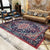 Antique Multi Color Floral Rug Polypropylene Moroccan Area Carpet Pet Friendly Washable Non-Slip Rug for Guest Room Red Clearhalo 'Area Rug' 'Moroccan' 'Rugs' Rug' 2185536