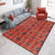 Multi-Color Living Room Rug Persian Floral Indoor Rug Synthetics Pet Friendly Non-Slip Backing Machine Washable Rug Orange Red Clearhalo 'Area Rug' 'Moroccan' 'Rugs' Rug' 2185558