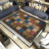 Vintage Multi-Color Flower Rug Polypropylene Moroccan Indoor Rug Pet Friendly Non-Slip Washable Carpet for Bedroom Olive Green Clearhalo 'Area Rug' 'Moroccan' 'Rugs' Rug' 2185606