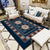 Imperial Moroccan Rug Multi-Colored Printed Carpet Anti-Slip Backing Pet Friendly Washable Rug for Lounge Dark Blue Clearhalo 'Area Rug' 'Moroccan' 'Rugs' Rug' 2185639