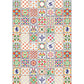 Moroccan Mosaic Print Rug Multi Colored Polyester Carpet Non-Slip Backing Washable Pet Friendly Rug for Living Room Beige Clearhalo 'Area Rug' 'Moroccan' 'Rugs' Rug' 2185678