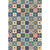 Moroccan Mosaic Print Rug Multi Colored Polyester Carpet Non-Slip Backing Washable Pet Friendly Rug for Living Room Dark Blue Clearhalo 'Area Rug' 'Moroccan' 'Rugs' Rug' 2185689