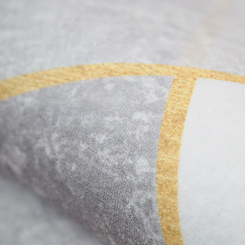 Multi-Colored Nordic Area Rug Polyester Foils Line Abstract Rug Non-Slip Backing Washable Stain Resistant Rug for Home Decor Clearhalo 'Area Rug' 'Modern' 'Rugs' Rug' 2185730