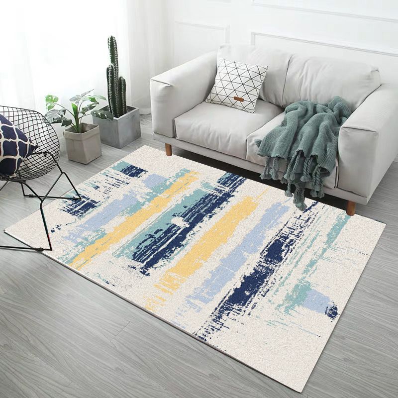 Minimalistic Modern Indoor Rug Multicolor Geometric Rug Non-Slip Stain Resistant Machine Washable Rug for Home Decoration Clearhalo 'Area Rug' 'Modern' 'Rugs' Rug' 2185839