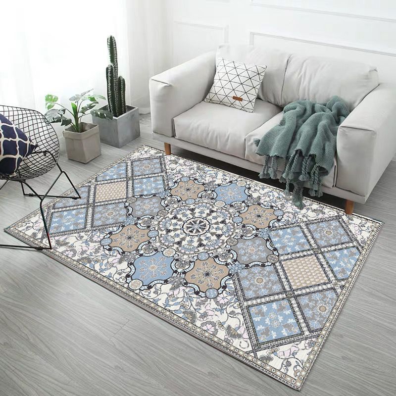 Minimalistic Modern Indoor Rug Multicolor Geometric Rug Non-Slip Stain Resistant Machine Washable Rug for Home Decoration Clearhalo 'Area Rug' 'Modern' 'Rugs' Rug' 2185842