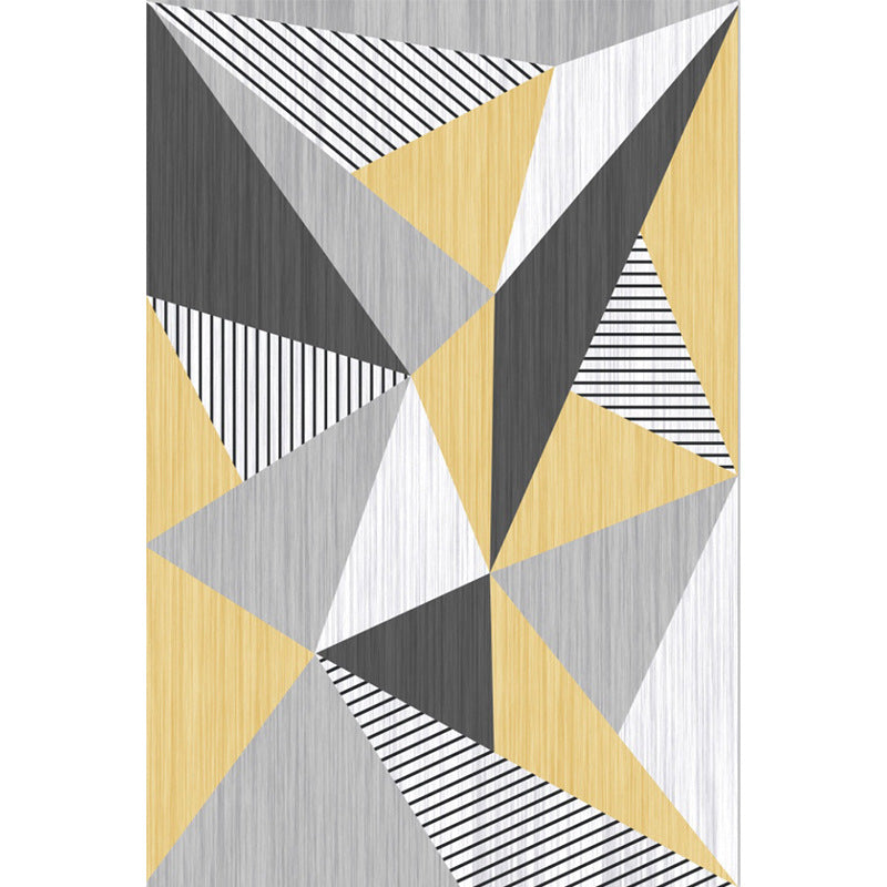 Chic Geometric Colorblock Print Rug Multi Colored Modern Rug Polyester Machine Washable Non-Slip Backing Pet Friendly Rug for Room Clearhalo 'Area Rug' 'Modern' 'Rugs' Rug' 2185905