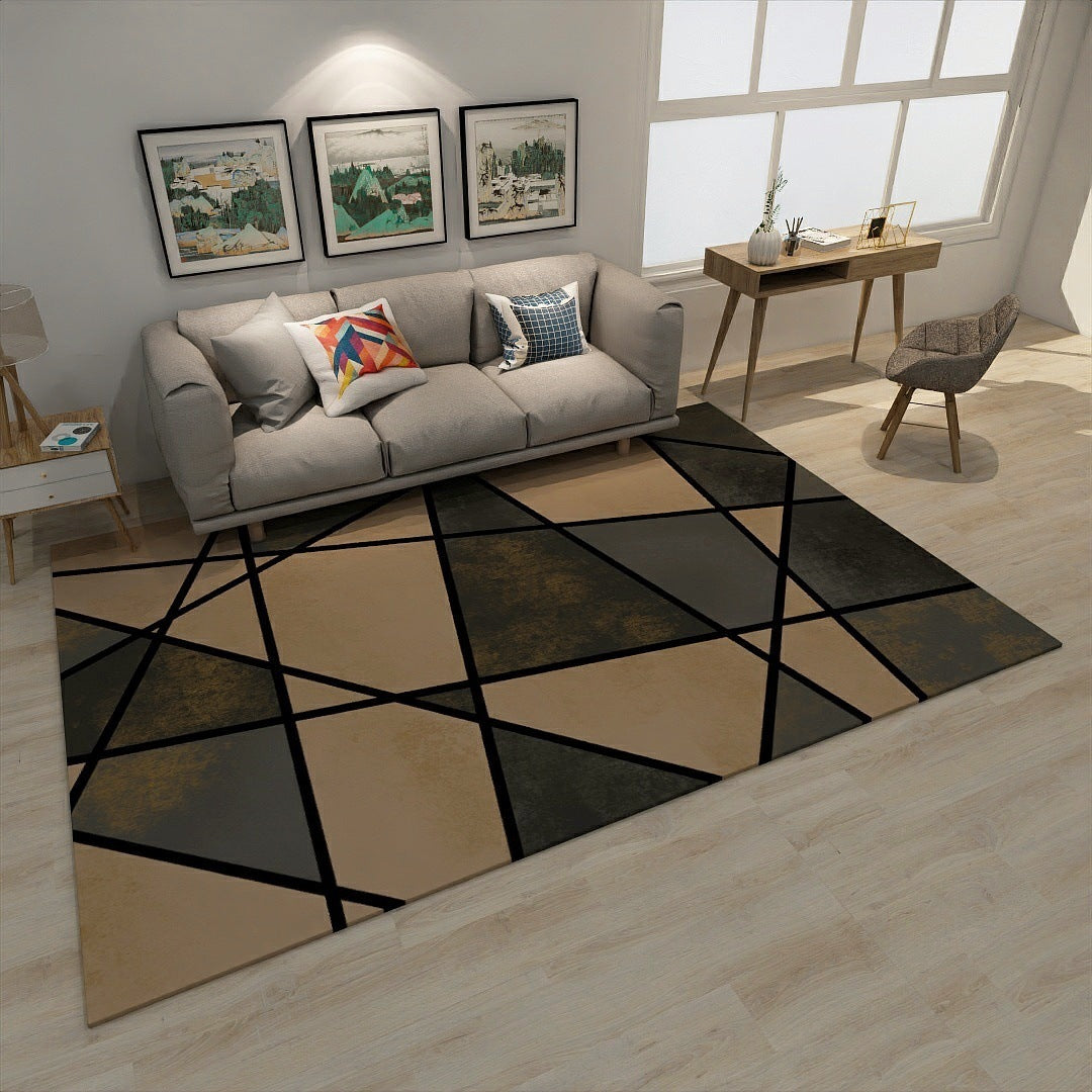 Chic Geometric Colorblock Print Rug Multi Colored Modern Rug Polyester Machine Washable Non-Slip Backing Pet Friendly Rug for Room Clearhalo 'Area Rug' 'Modern' 'Rugs' Rug' 2185908