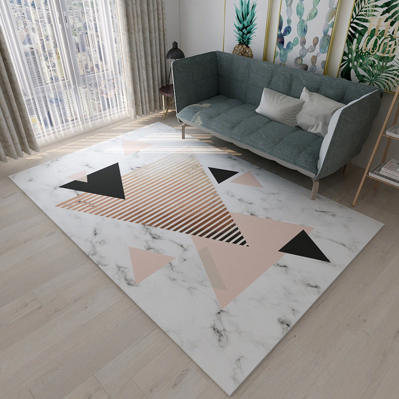Chic Geometric Colorblock Print Rug Multi Colored Modern Rug Polyester Machine Washable Non-Slip Backing Pet Friendly Rug for Room Clearhalo 'Area Rug' 'Modern' 'Rugs' Rug' 2185917