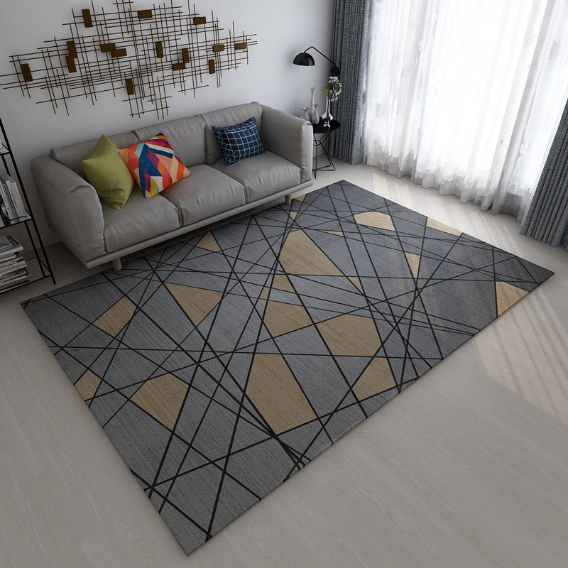 Chic Geometric Colorblock Print Rug Multi Colored Modern Rug Polyester Machine Washable Non-Slip Backing Pet Friendly Rug for Room Clearhalo 'Area Rug' 'Modern' 'Rugs' Rug' 2185926