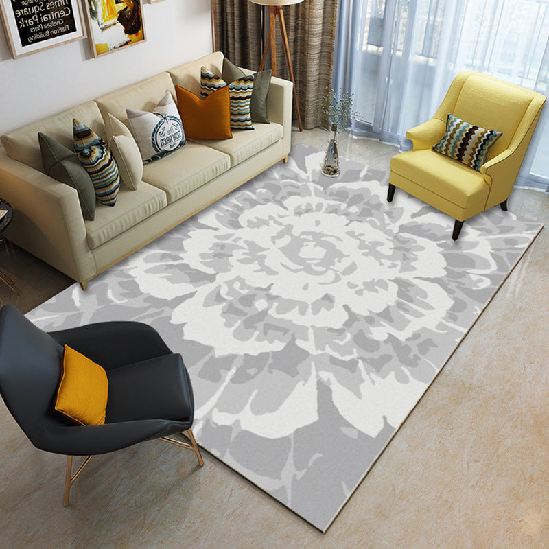 Multi Color Geometrical Rug Synthetics Contemporary Area Carpet Pet Friendly Non-Slip Backing Washable Rug for Living Room Clearhalo 'Area Rug' 'Modern' 'Rugs' Rug' 2185942