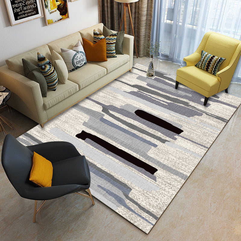 Multi Color Geometrical Rug Synthetics Contemporary Area Carpet Pet Friendly Non-Slip Backing Washable Rug for Living Room Clearhalo 'Area Rug' 'Modern' 'Rugs' Rug' 2185958