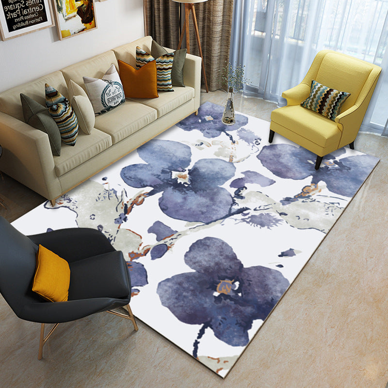 Multi Color Geometrical Rug Synthetics Contemporary Area Carpet Pet Friendly Non-Slip Backing Washable Rug for Living Room Clearhalo 'Area Rug' 'Modern' 'Rugs' Rug' 2185959