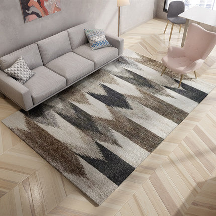 Nordic Geometric Pattern Rug Multi-Color Polypropylene Carpet Anti-Slip Washable Stain Resistant Rug for Great Room Clearhalo 'Area Rug' 'Modern' 'Rugs' Rug' 2185973