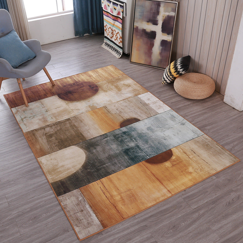 Nordic Geometric Pattern Rug Multi-Color Polypropylene Carpet Anti-Slip Washable Stain Resistant Rug for Great Room Clearhalo 'Area Rug' 'Modern' 'Rugs' Rug' 2186008