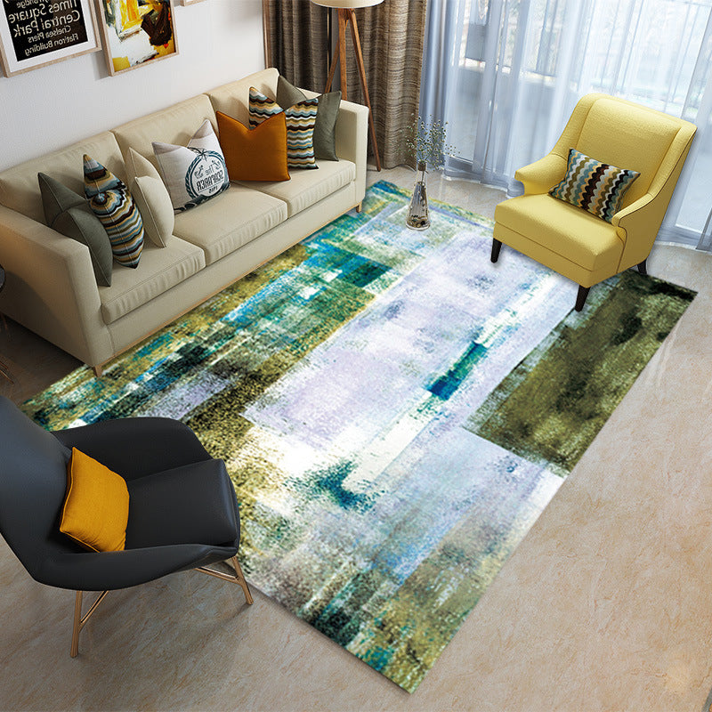 Special Multicolor 3D Geometric Rug Polyester Nordic Rug Anti-Slip Backing Pet Friendly Machine Washable Rug for Home Decor Clearhalo 'Area Rug' 'Modern' 'Rugs' Rug' 2186021