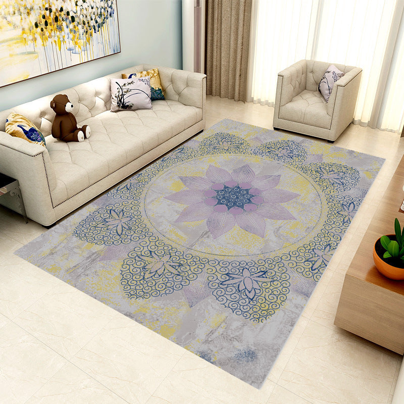 Special Multicolor 3D Geometric Rug Polyester Nordic Rug Anti-Slip Backing Pet Friendly Machine Washable Rug for Home Decor Clearhalo 'Area Rug' 'Modern' 'Rugs' Rug' 2186030