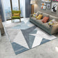 Art Decor Geometric Patterned Rug Multicolor Simplicity Carpet Polyester Stain Resistant Anti-Slip Machine Washable Rug for Room Gray Blue Clearhalo 'Area Rug' 'Modern' 'Rugs' Rug' 2186231
