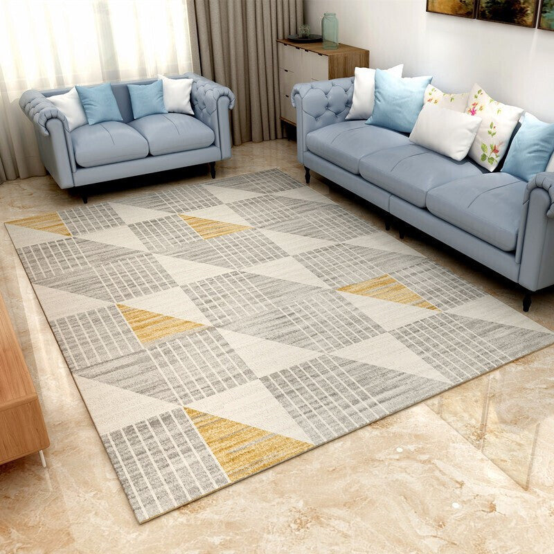 Art Decor Geometric Patterned Rug Multicolor Simplicity Carpet Polyester Stain Resistant Anti-Slip Machine Washable Rug for Room Clearhalo 'Area Rug' 'Modern' 'Rugs' Rug' 2186241
