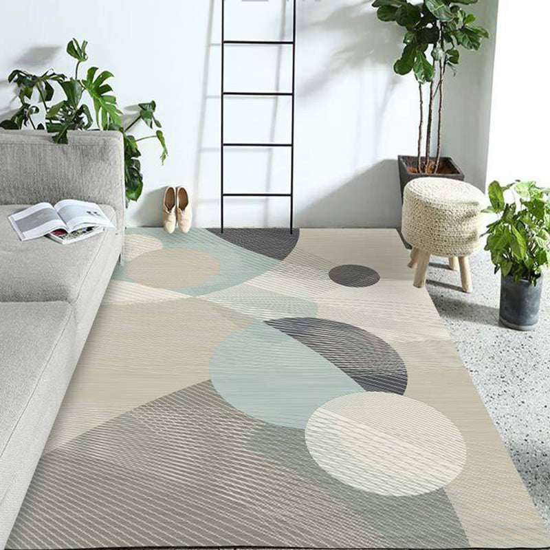 On-Trend Multicolor Minimalist Rug Synthetics Colorblock Geometric Rug Stain Resistant Washable Anti-Slip Rug for Decoration Clearhalo 'Area Rug' 'Modern' 'Rugs' Rug' 2186258