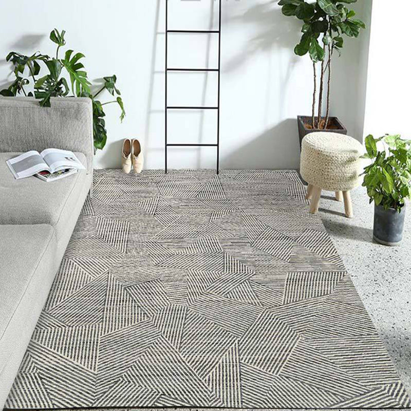 On-Trend Multicolor Minimalist Rug Synthetics Colorblock Geometric Rug Stain Resistant Washable Anti-Slip Rug for Decoration Clearhalo 'Area Rug' 'Modern' 'Rugs' Rug' 2186264
