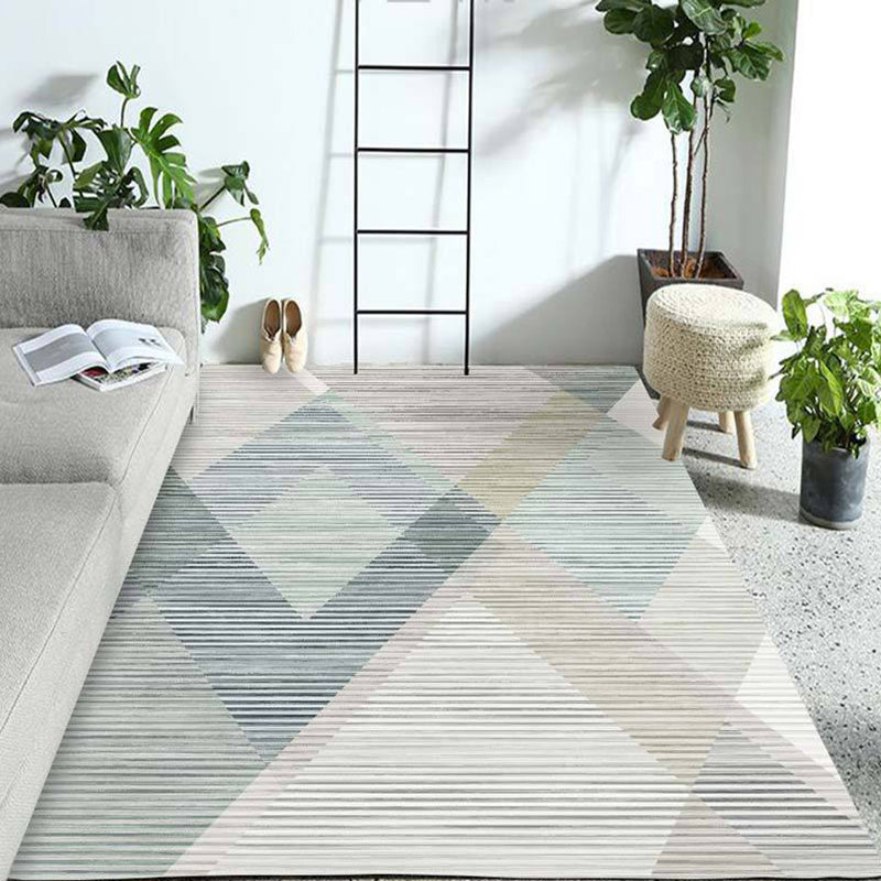 On-Trend Multicolor Minimalist Rug Synthetics Colorblock Geometric Rug Stain Resistant Washable Anti-Slip Rug for Decoration Clearhalo 'Area Rug' 'Modern' 'Rugs' Rug' 2186265