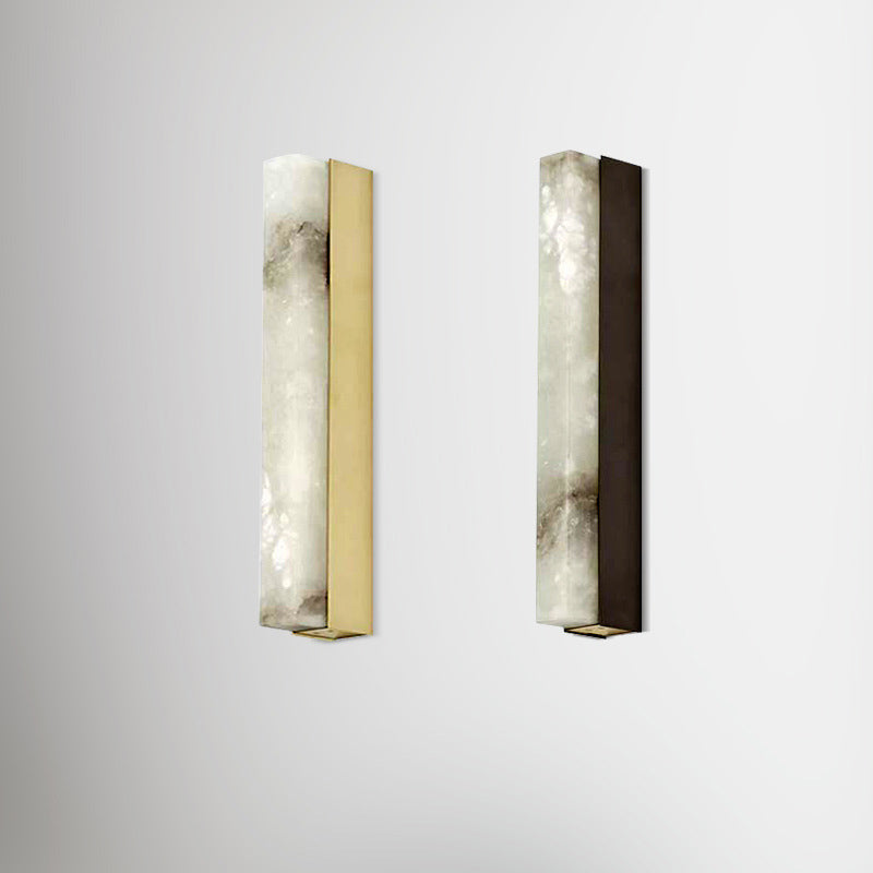 Rectangular Shaped LED Wall Lighting Simplicity Mica Living Room Sconce ...