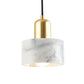 Drum Shade Marble Ceiling Light Minimalistic 1-Light White Hanging Pendant Light for Bedroom Clearhalo 'Ceiling Lights' 'Modern Pendants' 'Modern' 'Pendant Lights' 'Pendants' Lighting' 2186627