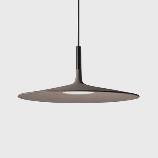 Flying Saucer Restaurant Ceiling Light Cement 1 Head Minimalistic LED Hanging Pendant Light Clearhalo 'Ceiling Lights' 'Lighting' 'Pendant Lights' 2186694_1fd015ba-2462-4a63-9ccd-bbad54a1e283