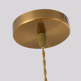 Round Bedroom Suspension Light Feather 1��Bulb Simplicity Pendant Light with Crystal and Crown Decor in Gold Clearhalo 'Ceiling Lights' 'Modern Pendants' 'Modern' 'Pendant Lights' 'Pendants' Lighting' 2186705