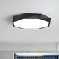 Octagonal Flush Ceiling Light Simplicity Acrylic Bedroom LED Flush Mount Lighting Fixture Black Clearhalo 'Ceiling Lights' 'Close To Ceiling Lights' 'Close to ceiling' 'Flush mount' Lighting' 2186882