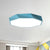Octagonal Flush Ceiling Light Simplicity Acrylic Bedroom LED Flush Mount Lighting Fixture Blue Clearhalo 'Ceiling Lights' 'Close To Ceiling Lights' 'Close to ceiling' 'Flush mount' Lighting' 2186886