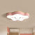 Cartoon Smiling Cloud LED Flush Mount Lighting Acrylic Kids Bedroom Flush Mount Ceiling Light Pink Clearhalo 'Ceiling Lights' 'Close To Ceiling Lights' 'Close to ceiling' 'Flush mount' Lighting' 2186983